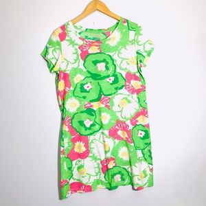 Lilly Pulitzer Emily Crew Neck Shirt Dress Medium